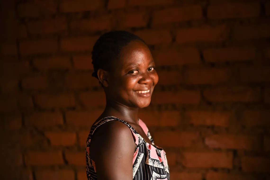 UNICEF Malawi/2021/Chikondi Florence has found hope in the UNICEF supported mentor mother sessions and is now back in school after delivering an HIV free baby